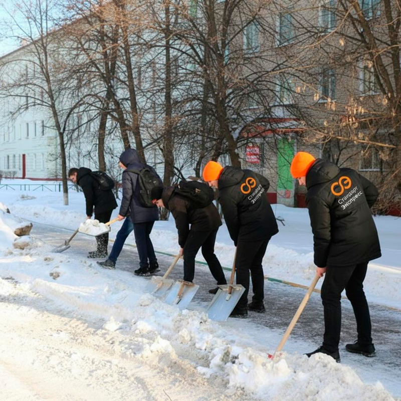 Уборка снега с крыш и территорий в Тейково